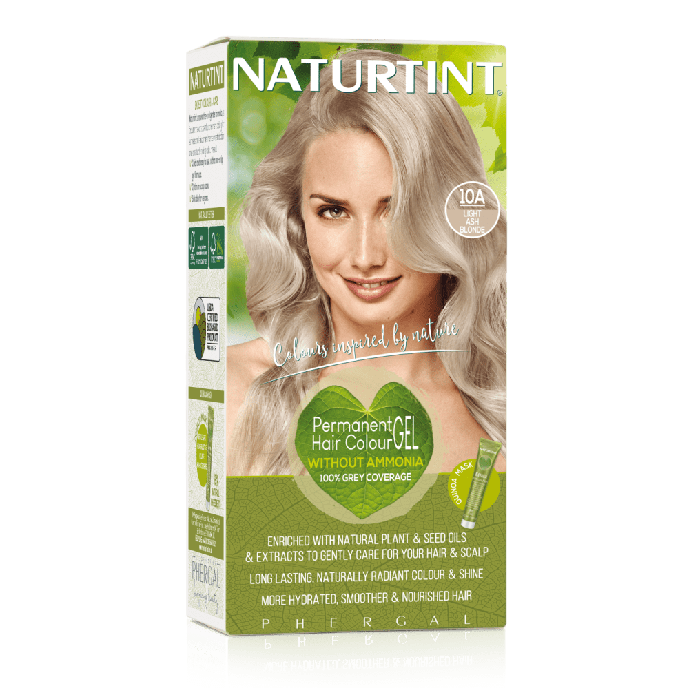 Naturtint Permanent Hair Colour Gel 10A Light Ash Blonde - Naturtint