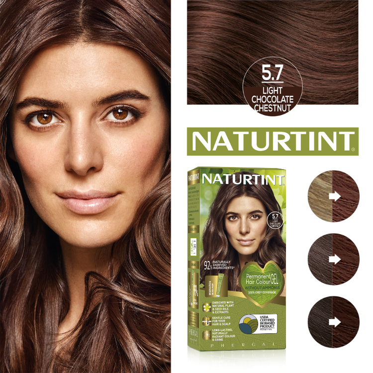 NATURAL HAZEL - 100% Natural Hair Color - For Shiny Hazel Brown Hair