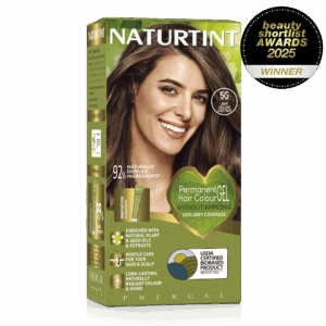 Naturtint Permanent Hair Colour Gel 5G Light Golden Chestnut Front of box