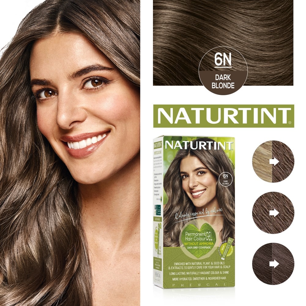 Naturtint Permanent Hair Colour Gel 6N Dark Blonde - 170ml - Naturtint