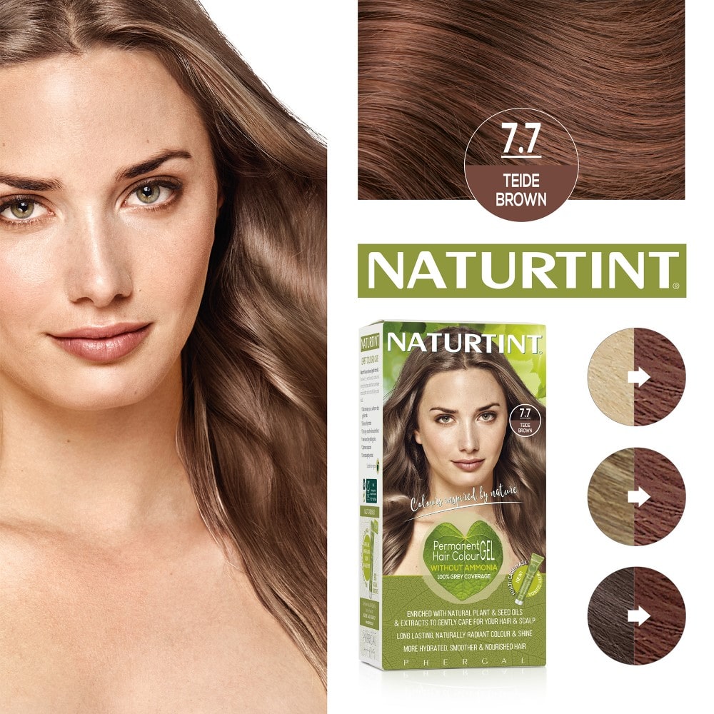 Naturtint Permanent Hair Colour Gel  Teide Brown - 170ml - Naturtint
