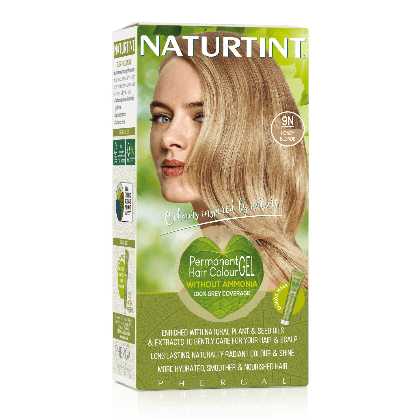 Naturtint Permanent Hair Colour Gel 9N Honey Blonde - 170ml - Naturtint