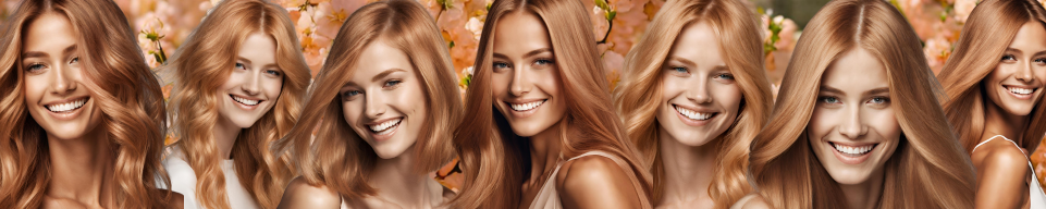 spring hair trends 2024 - apricot copper blonde