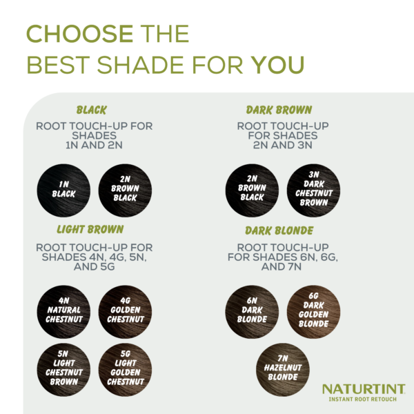 Naturtint 2in1 Instant Root Retouch Light Brown Shades - 10ml