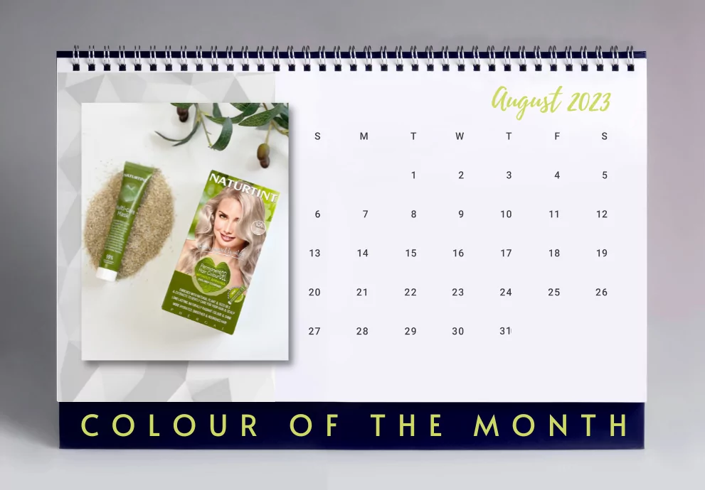 August's Colour of the Month